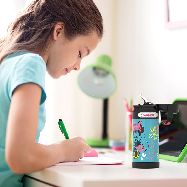 푸고 써모스 빨대컵 펀테이너 미니마우스 355ml 보냉컵