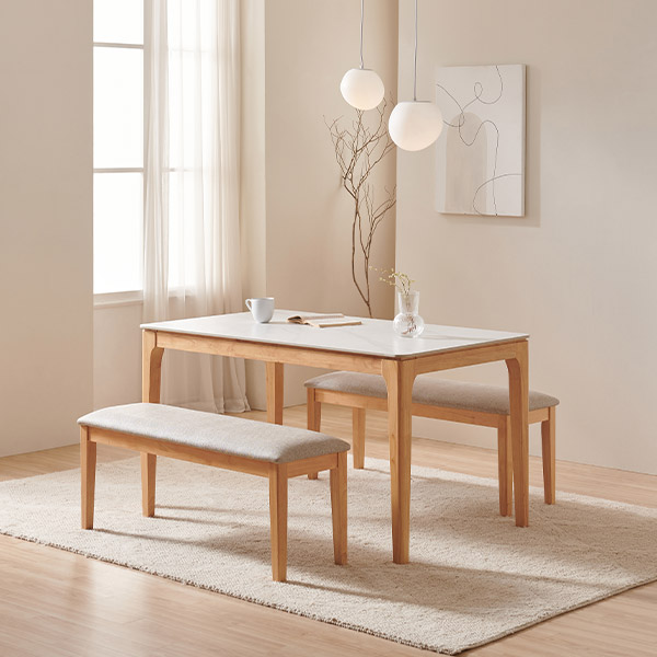 삼익가구 어썸 통세라믹 원목 식탁 테이블 / 4인