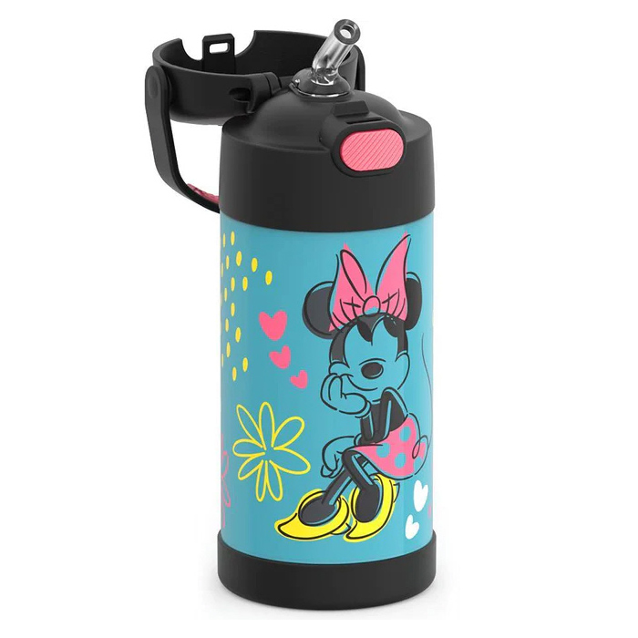 푸고 써모스 빨대컵 펀테이너 미니마우스 355ml 보냉컵