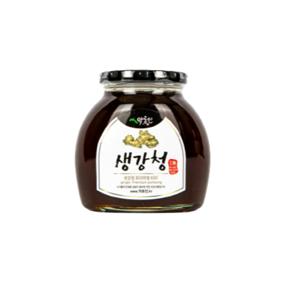 약초인 생강청 생강차 국산 기침에좋은차 환절기 650g, 1개 - 상세 이미지 3