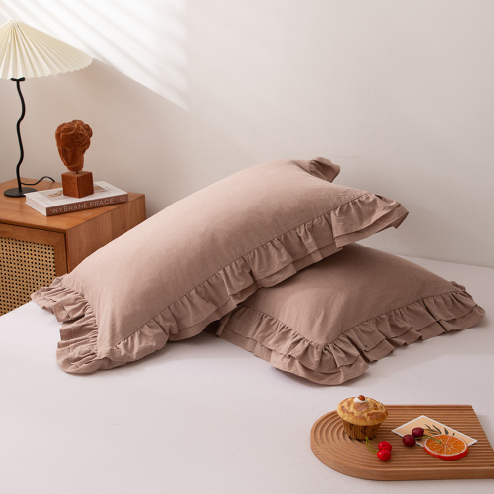 순면 프릴 베개커버 5070 베갯잇 베겟잎 7칼라