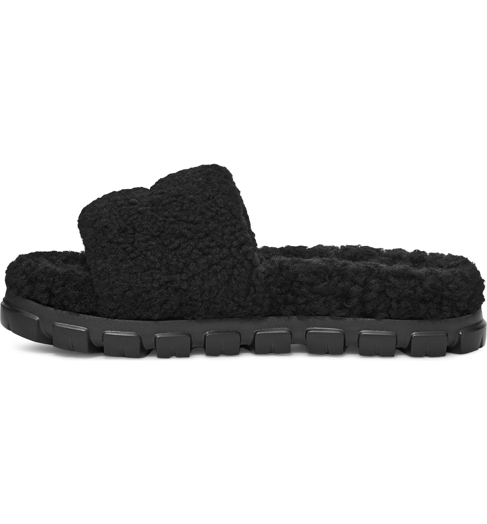 어그 슬리퍼 코제타 컬리 블랙 여성 UGG 미국 - 상세 이미지 5