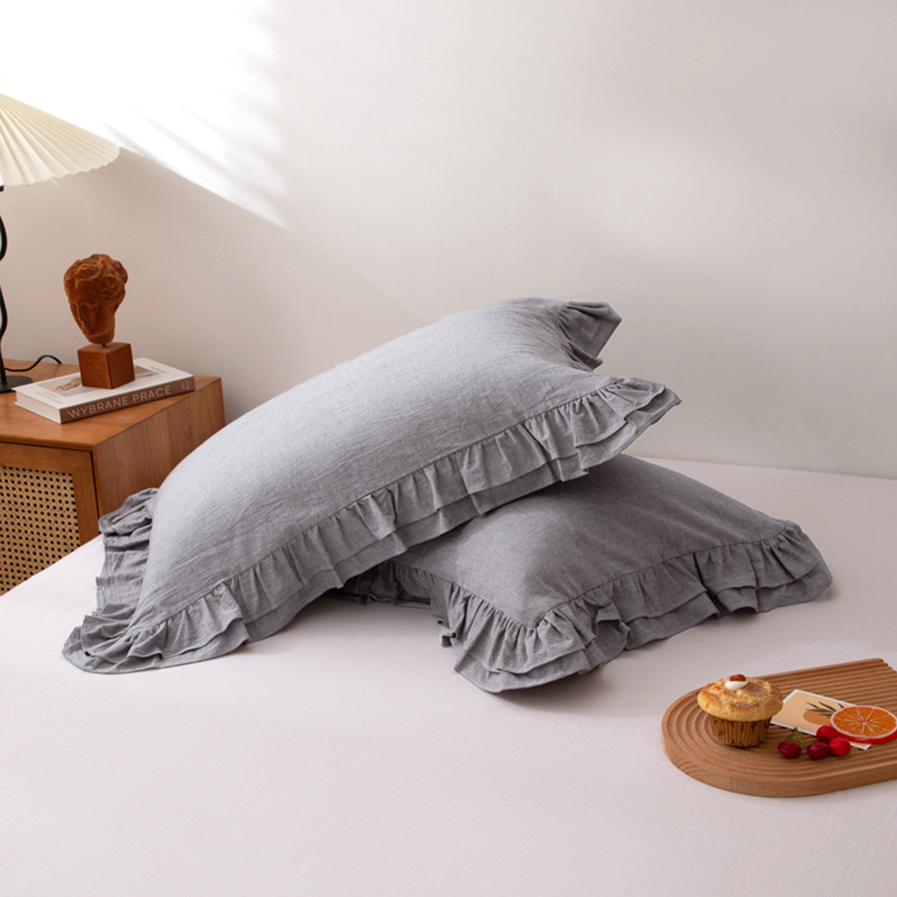 순면 프릴 베개커버 5070 베갯잇 베겟잎 7칼라