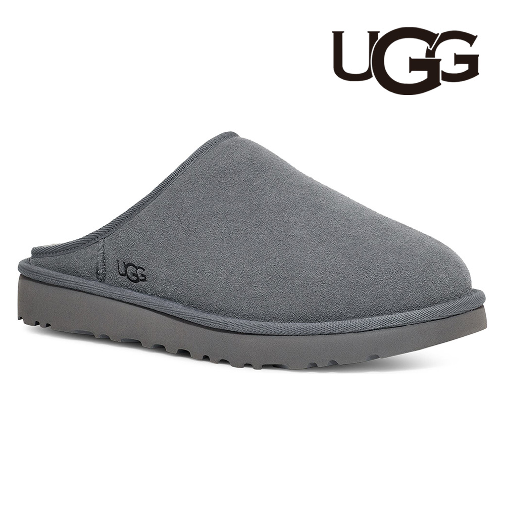 어그 슬리퍼 클래식 슬립온 그레이 남성  UGG 미국 - 상품 이미지