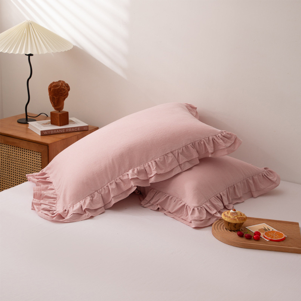 순면 프릴 베개커버 5070 베갯잇 베겟잎 7칼라