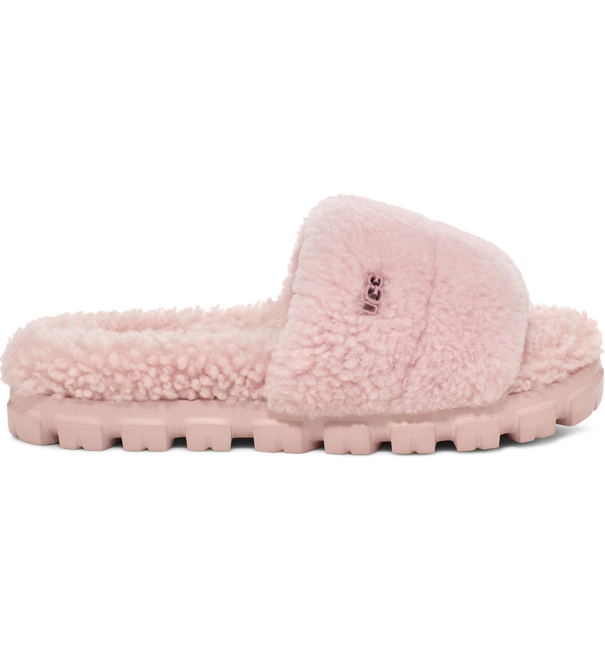 어그 슬리퍼 코제타 컬리 로제 그레이 여성  UGG 미국 - 상세 이미지 2