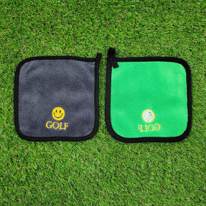 스마일 골프 수건 골프공 볼 타올 골프악세사리 캐디용품 양면 릴 5종세트 운동러 솔직 후기 | 실사용 리뷰 - 상품 이미지 4