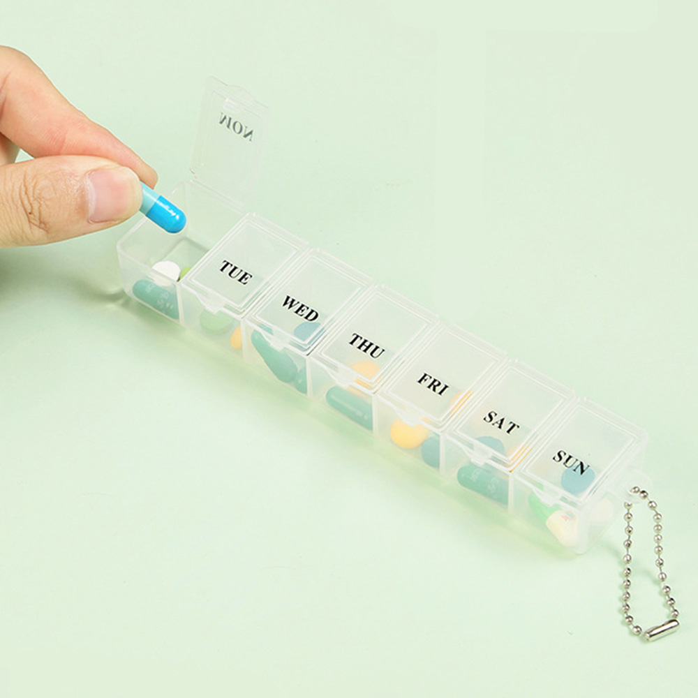 약통 알약 통 케이스 휴대용 약보관함 약케이스 일주일 - 상품 이미지