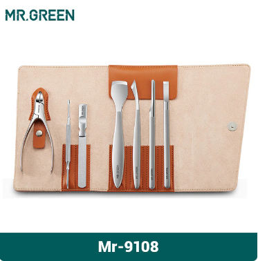미스터그린 네일케어 손톱손질도구 MR-9101 고급가죽파우치 페디큐어 기념일선물 - 상세 이미지 2