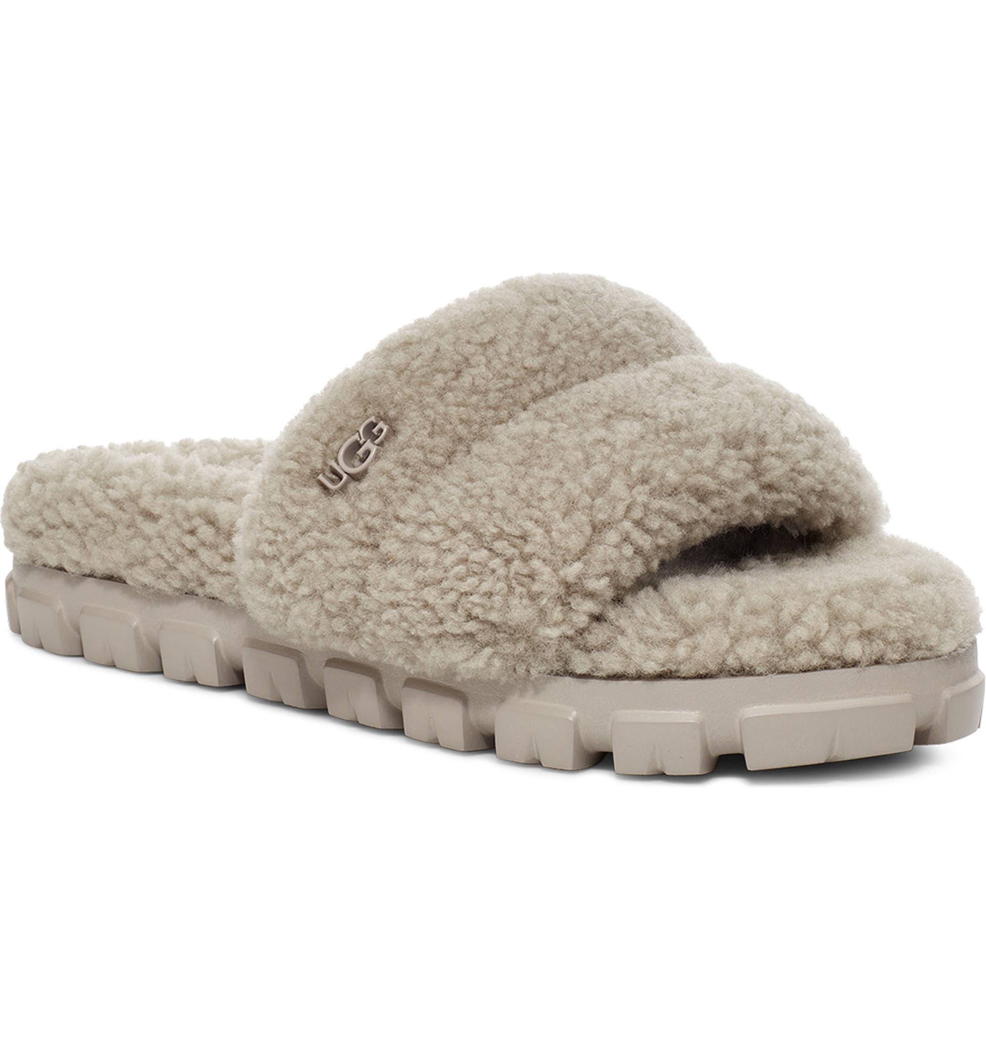 어그 슬리퍼 코제타 컬리 고트 여성 UGG 미국 - 상세 이미지 3