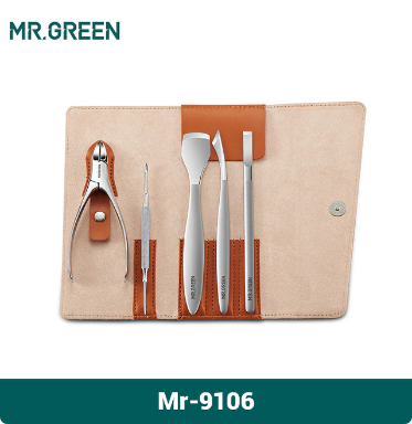 미스터그린 네일케어 손톱손질도구 MR-9101 고급가죽파우치 페디큐어 기념일선물 - 상세 이미지 3