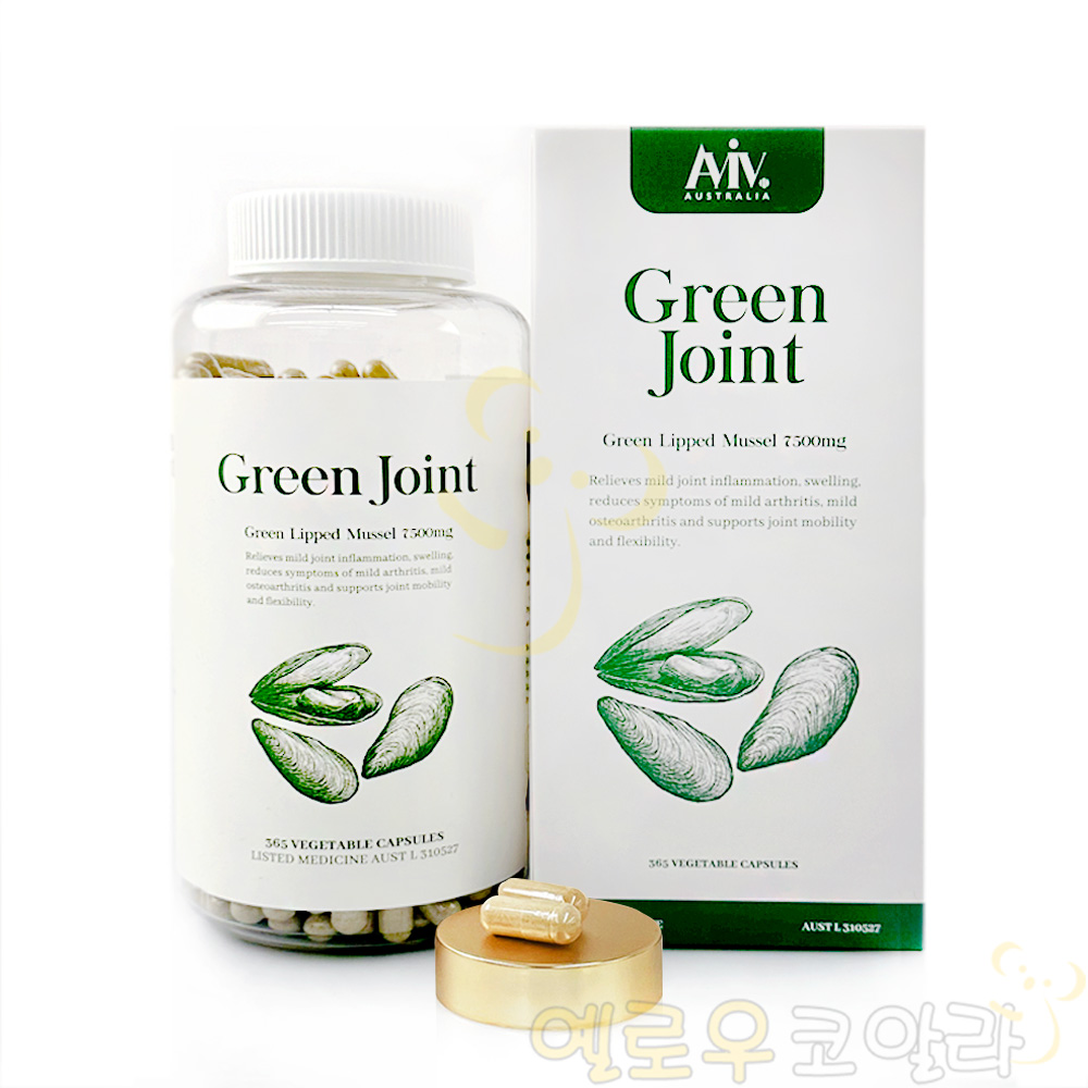 아비브 초록입 홍합 7500mg 365캡슐 - 상품 이미지