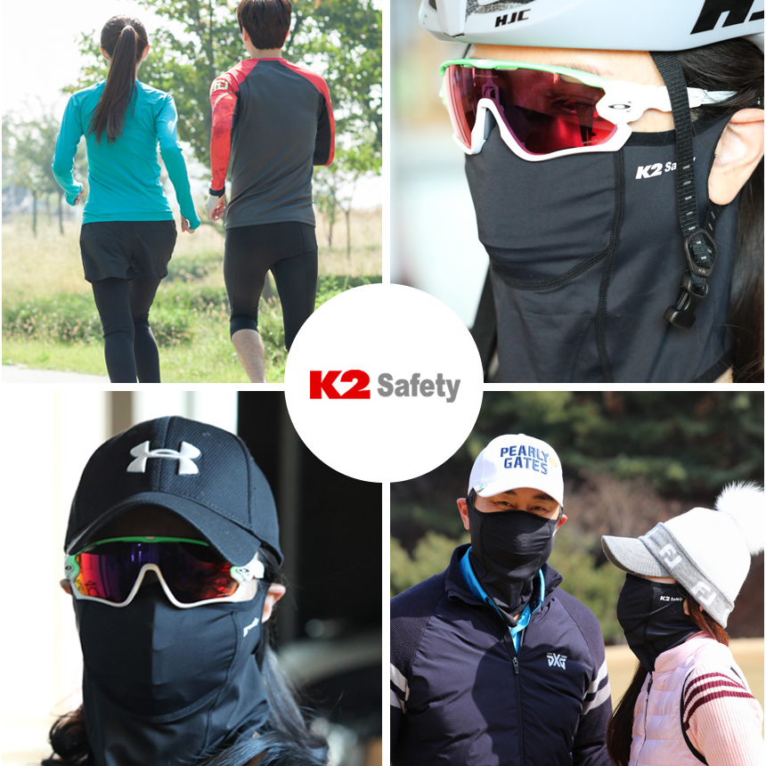 K2 Safety 방한 골프 마스크 안면 겨울 등산 자전거 스키 이미지 6
