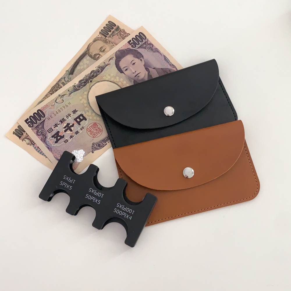 일본여행필수템] 컴팩트 코인 일본 동전 보관 케이스 엔화 지갑 - 블루씨티