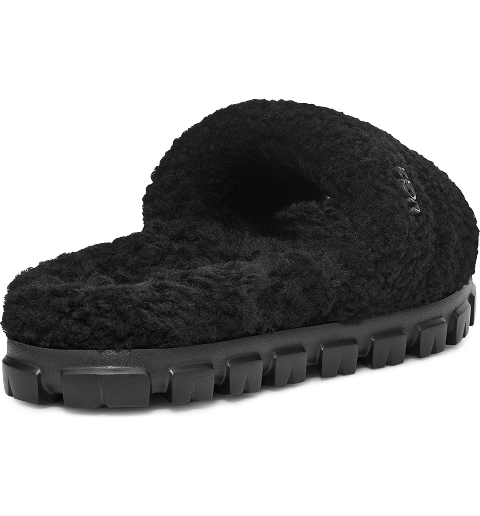 어그 슬리퍼 코제타 컬리 블랙 여성 UGG 미국 - 상세 이미지 3