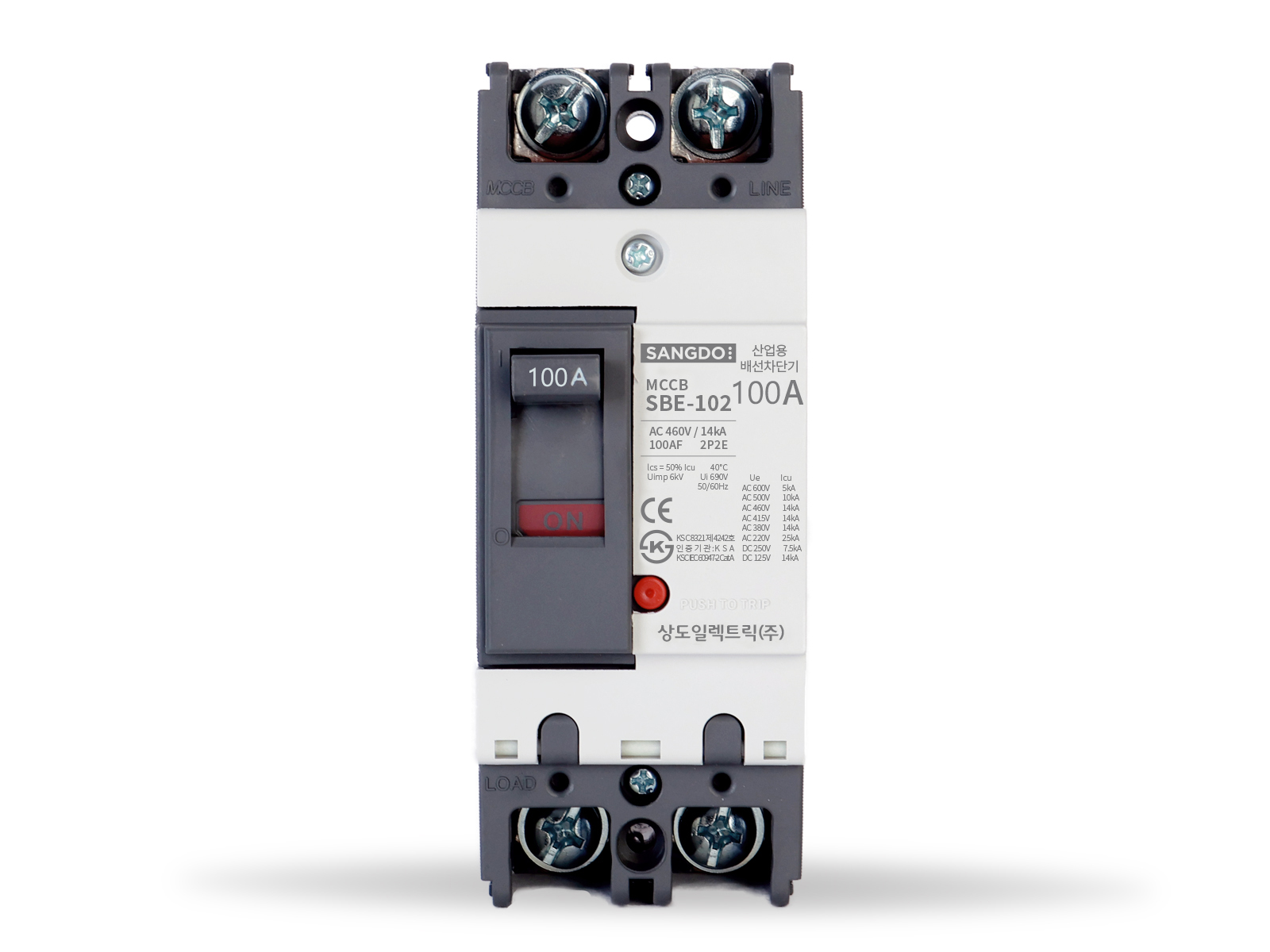 상도일렉트릭 SBE-102 배선용 전기 차단기 MCCB 2P 20A - 상품 이미지