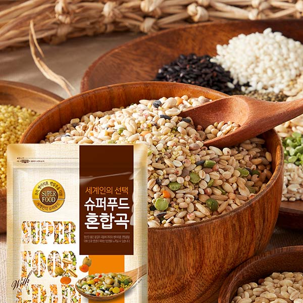 슈퍼푸드 혼합곡 800g 4봉외 잡곡 진공압축 소포장 최신도정 - 상품 이미지