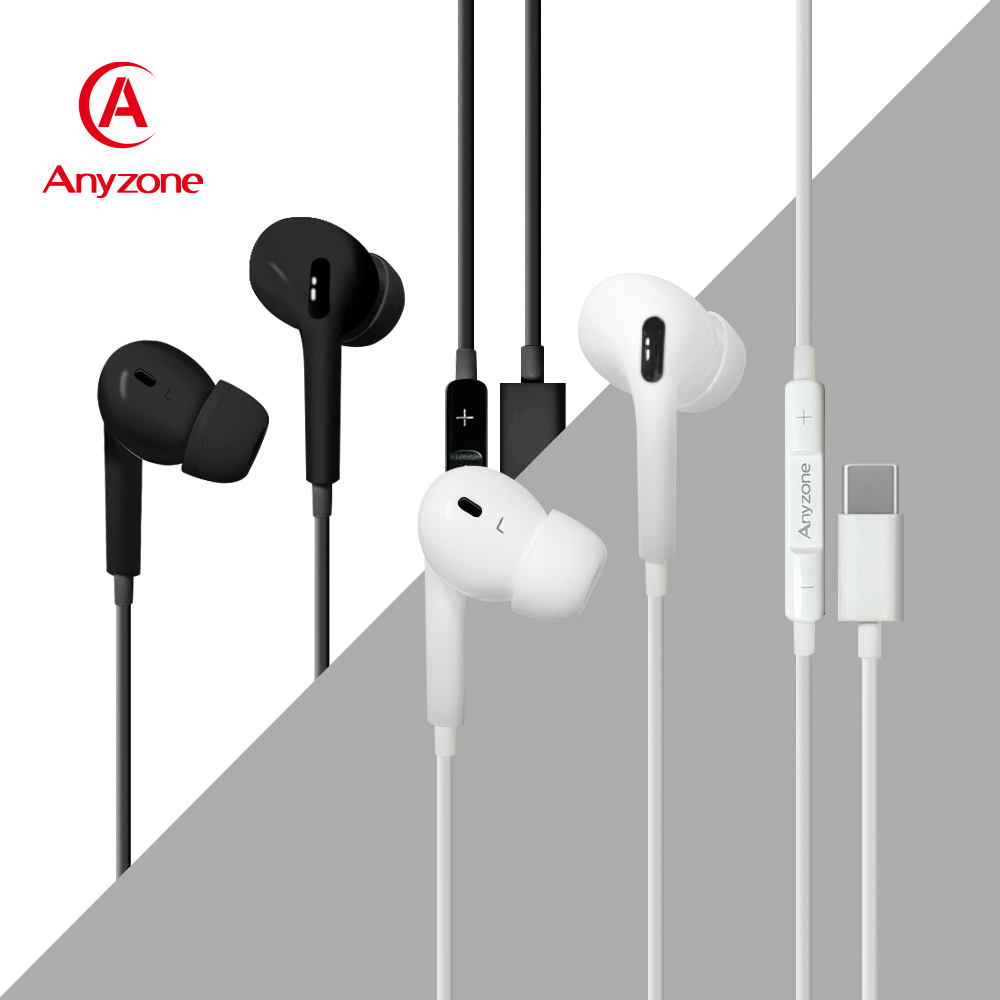 애니존 ANY-E1 C타입 유선이어폰 화이트 이미지 4