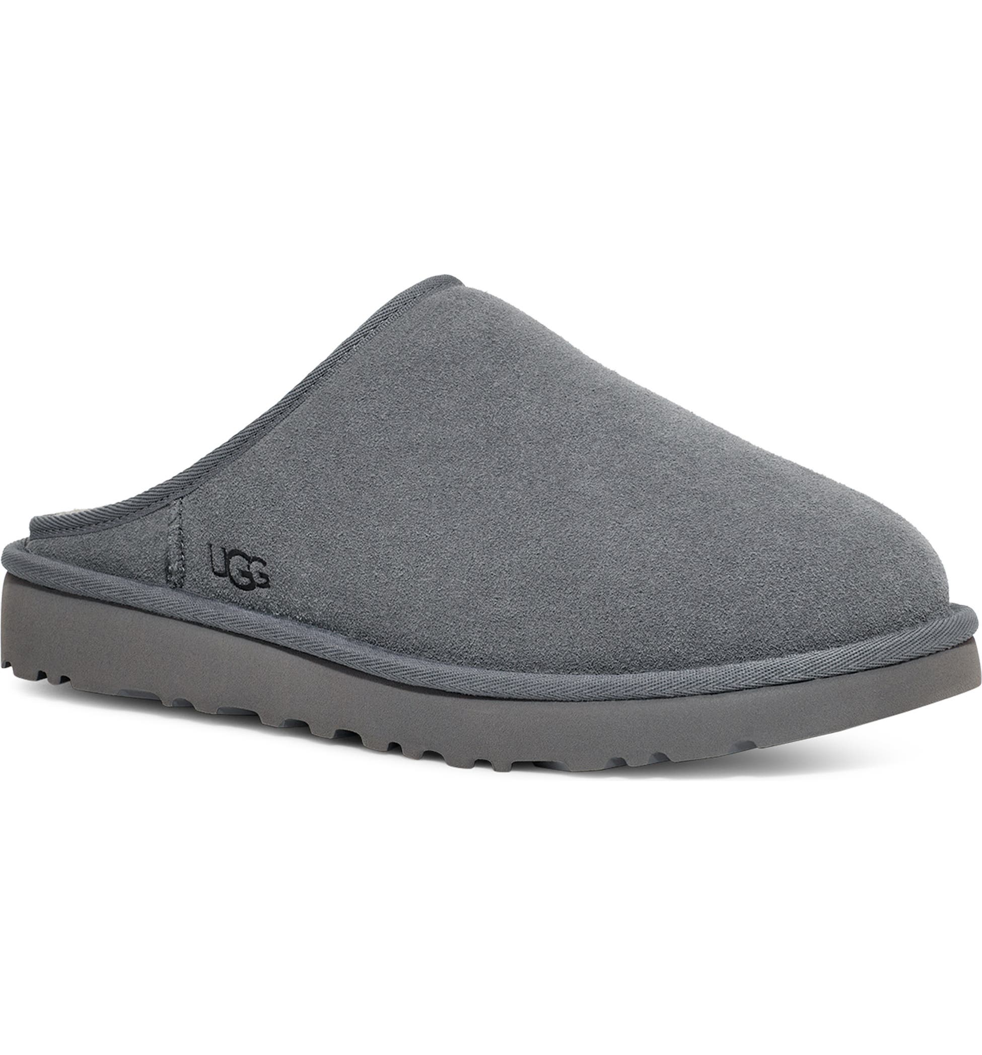 어그 슬리퍼 클래식 슬립온 그레이 남성  UGG 미국 - 상세 이미지 2