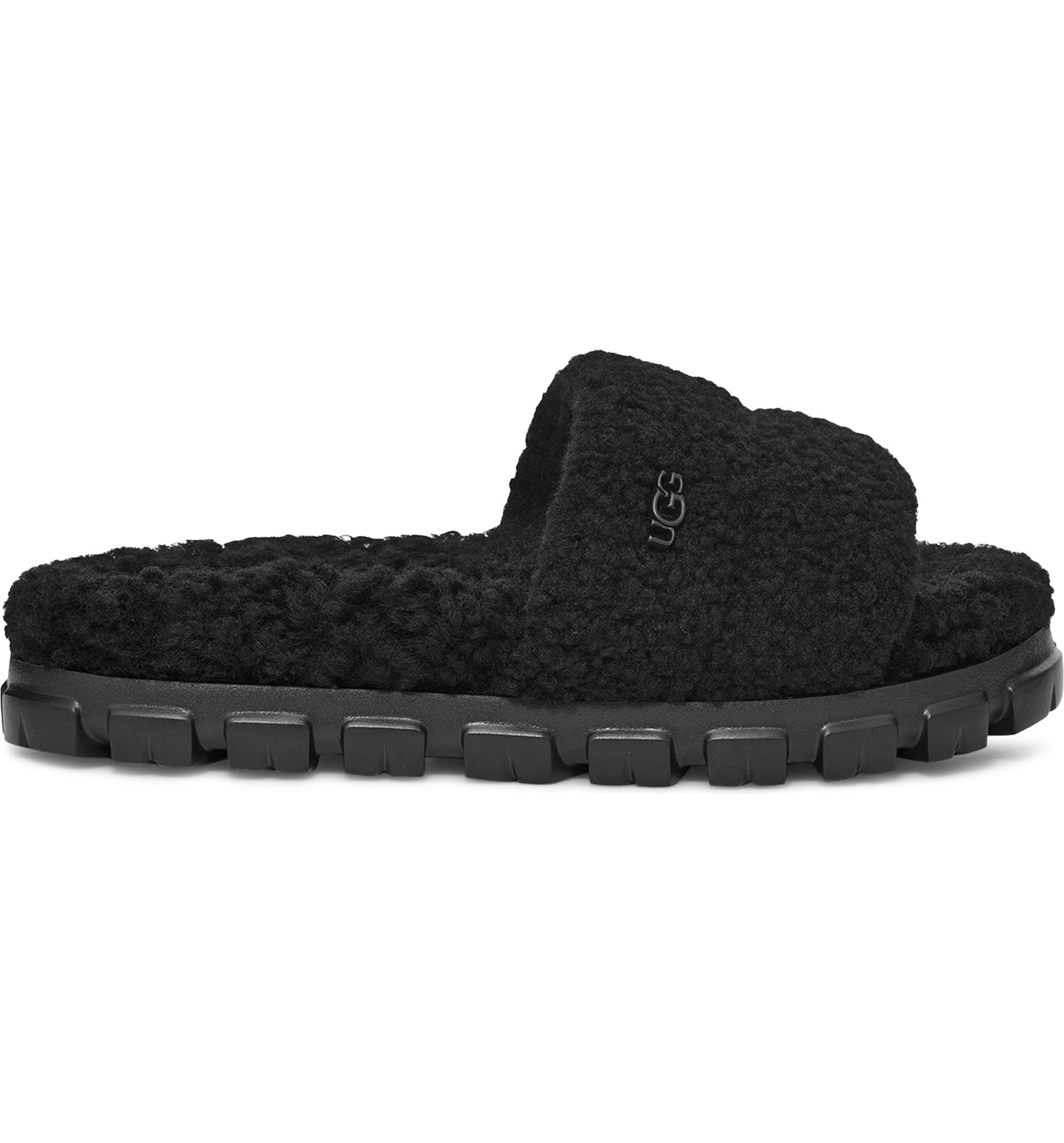 어그 슬리퍼 코제타 컬리 블랙 여성 UGG 미국 - 상세 이미지 2