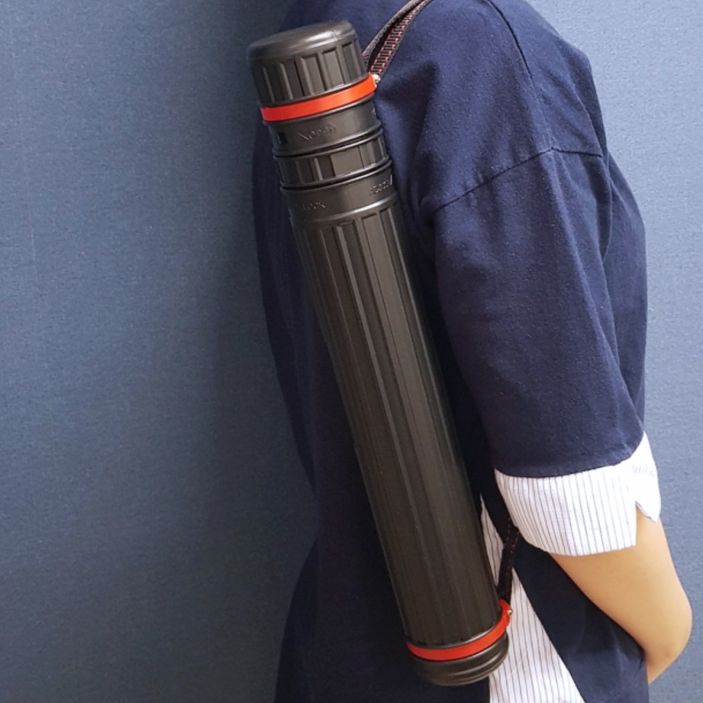 레드라인 어깨끈 화구가방 도면통 그림보관통 2종 45cm - 상품 이미지