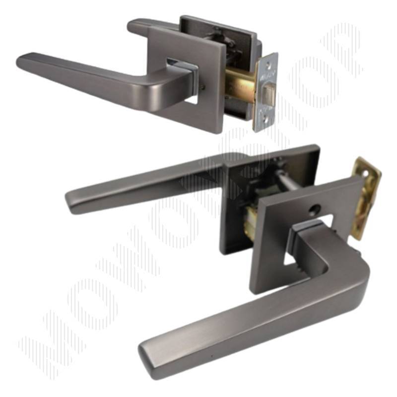 욕실문 손잡이 화장실 문 욕실 문고리 레버형 은색