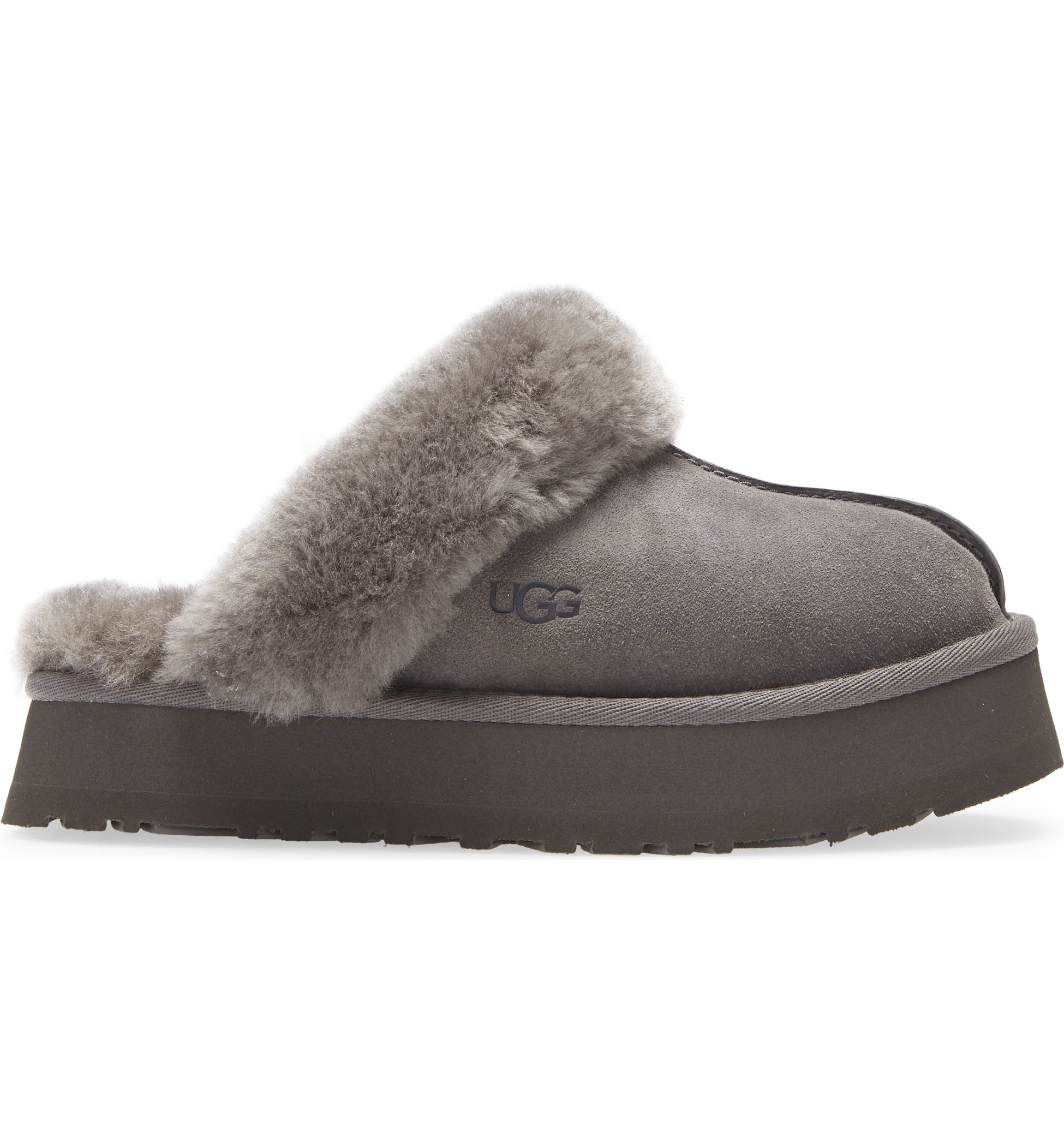 어그 슬리퍼 디스케트 차콜 여성  UGG 미국 - 상세 이미지 4