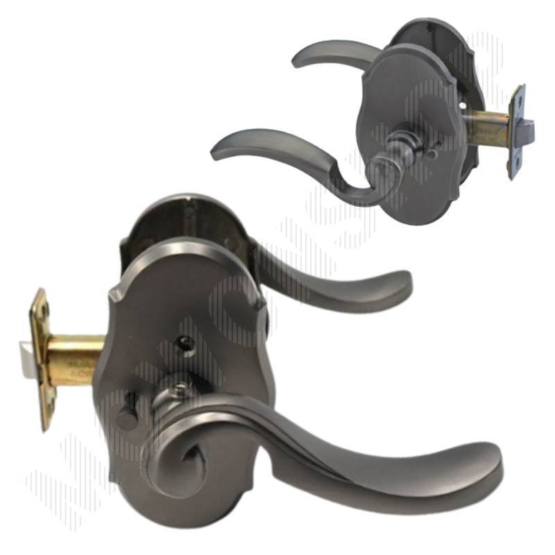 욕실문 손잡이 화장실 문 욕실 문고리 레버형 엔틱 B