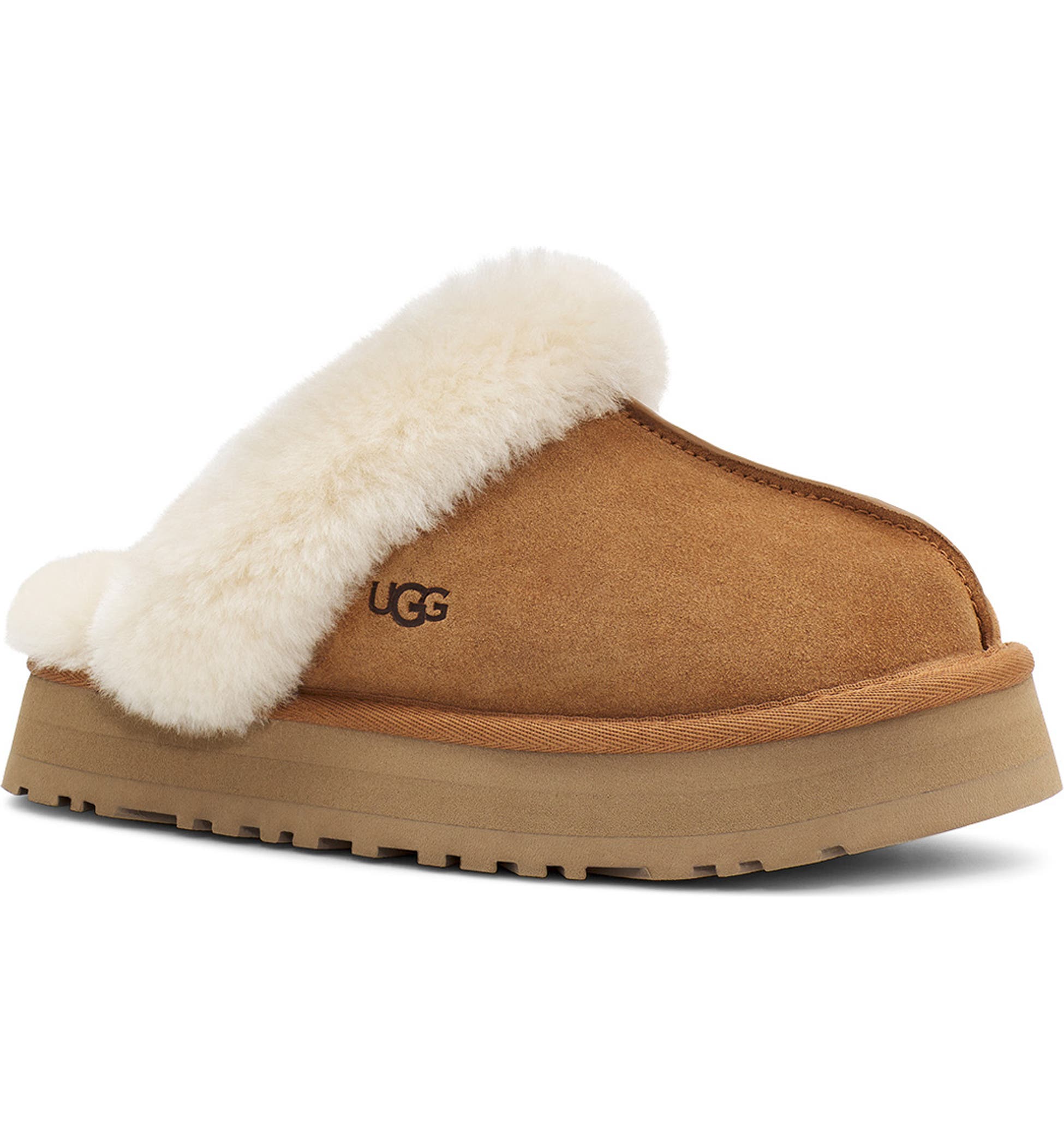 어그 슬리퍼 디스케트 체스넛 여성 UGG 미국 - 상세 이미지 2