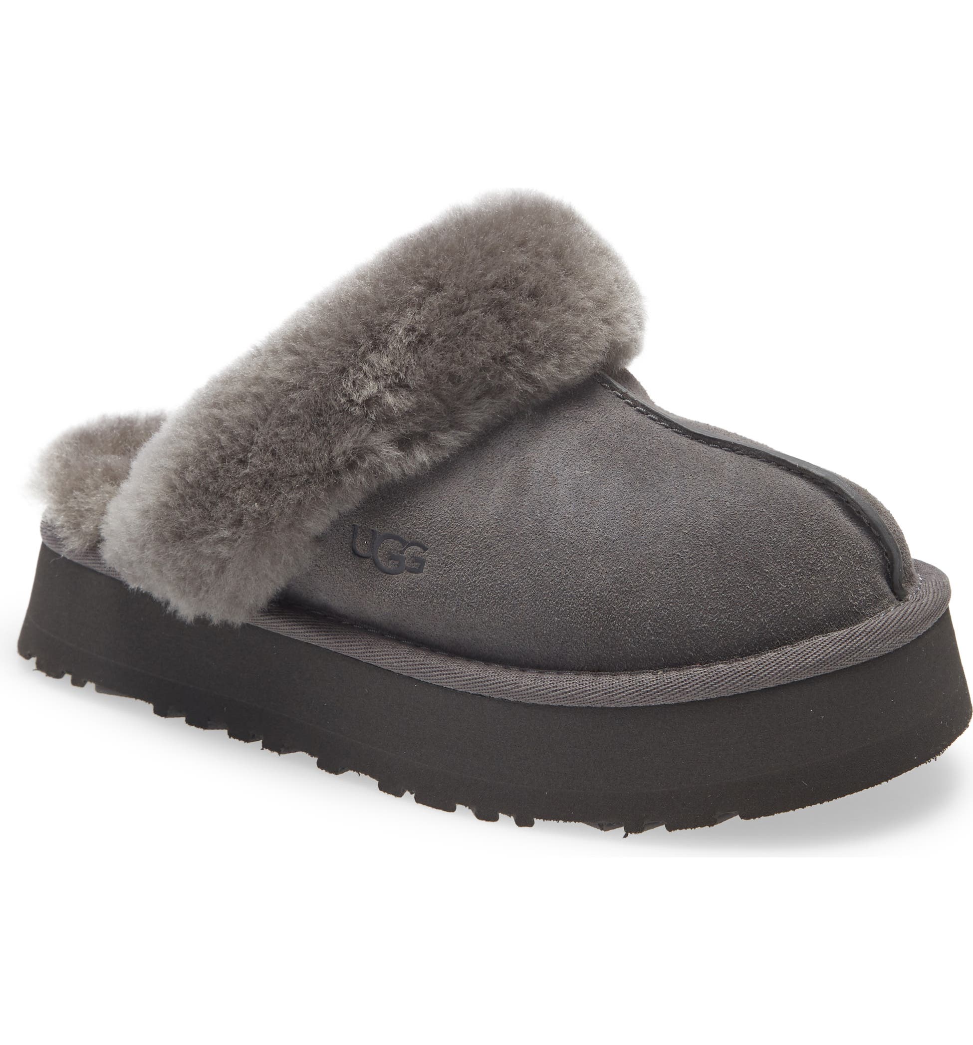 어그 슬리퍼 디스케트 차콜 여성  UGG 미국 - 상세 이미지 2