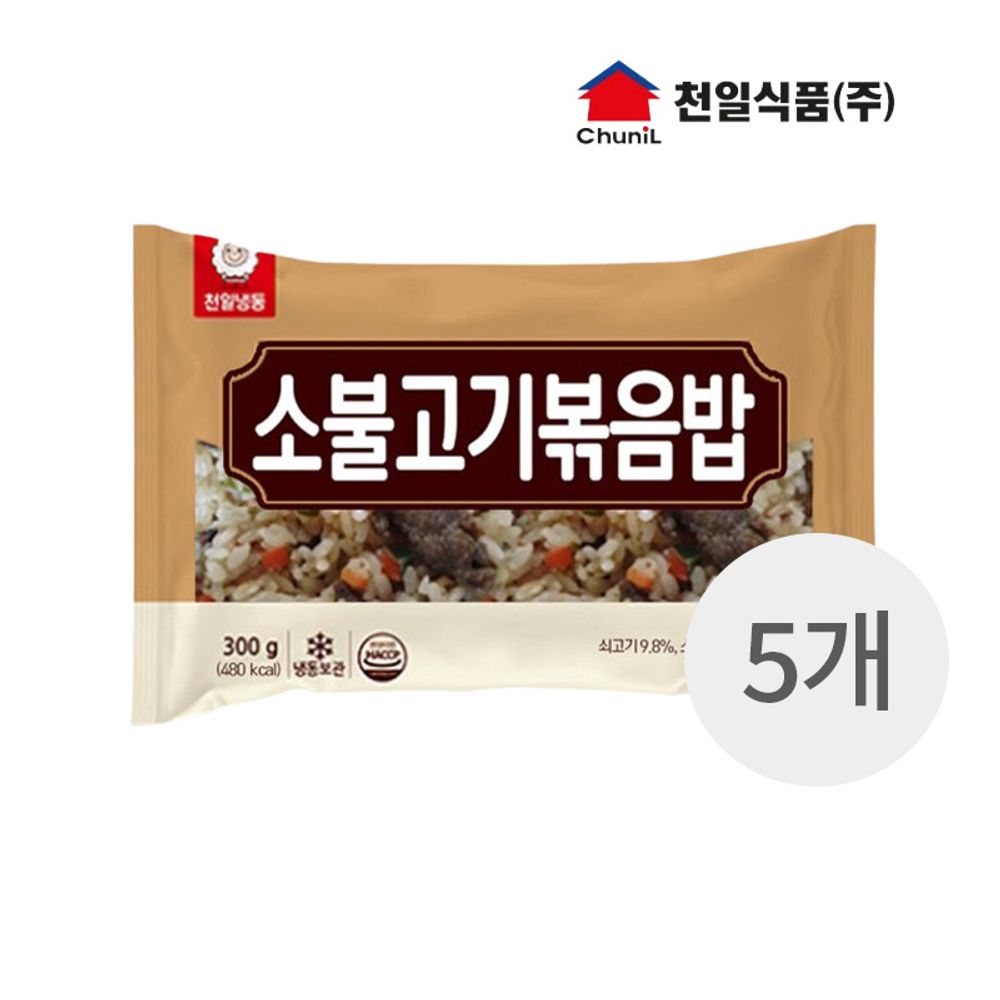 천일식품 소불고기 냉동 볶음밥 300g x5개 : 배추마트