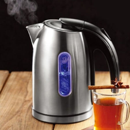 무선 전기주전자 1.7L 스텐커피포트 스텐전기주전자