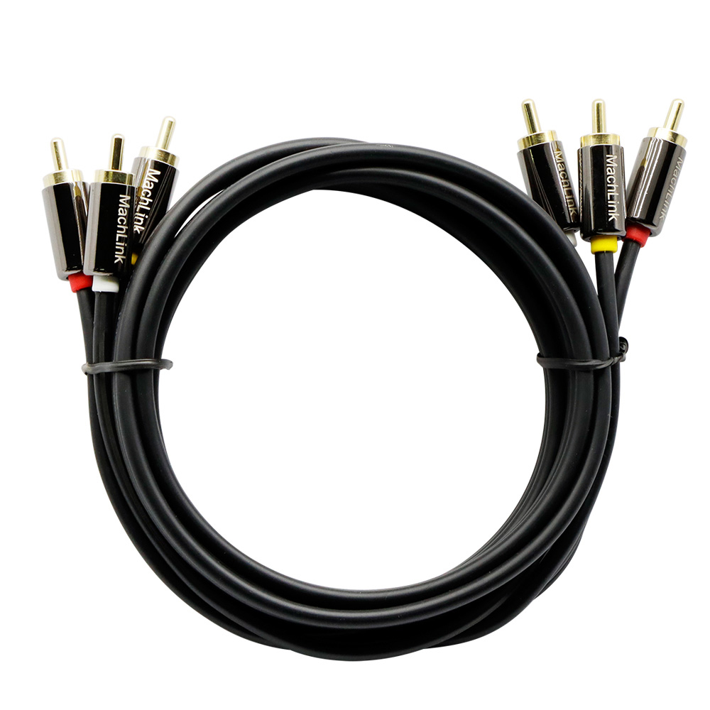마하링크 최고급형 3RCA 고급형 케이블 ML-3RH 1.5m, 1개 - 상품 이미지