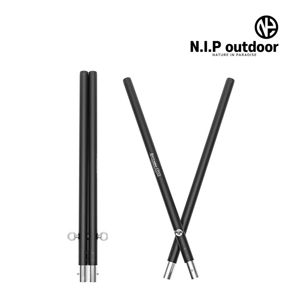 N.I.P X폴대 A형 타프폴대세트 듀랄루민 우드