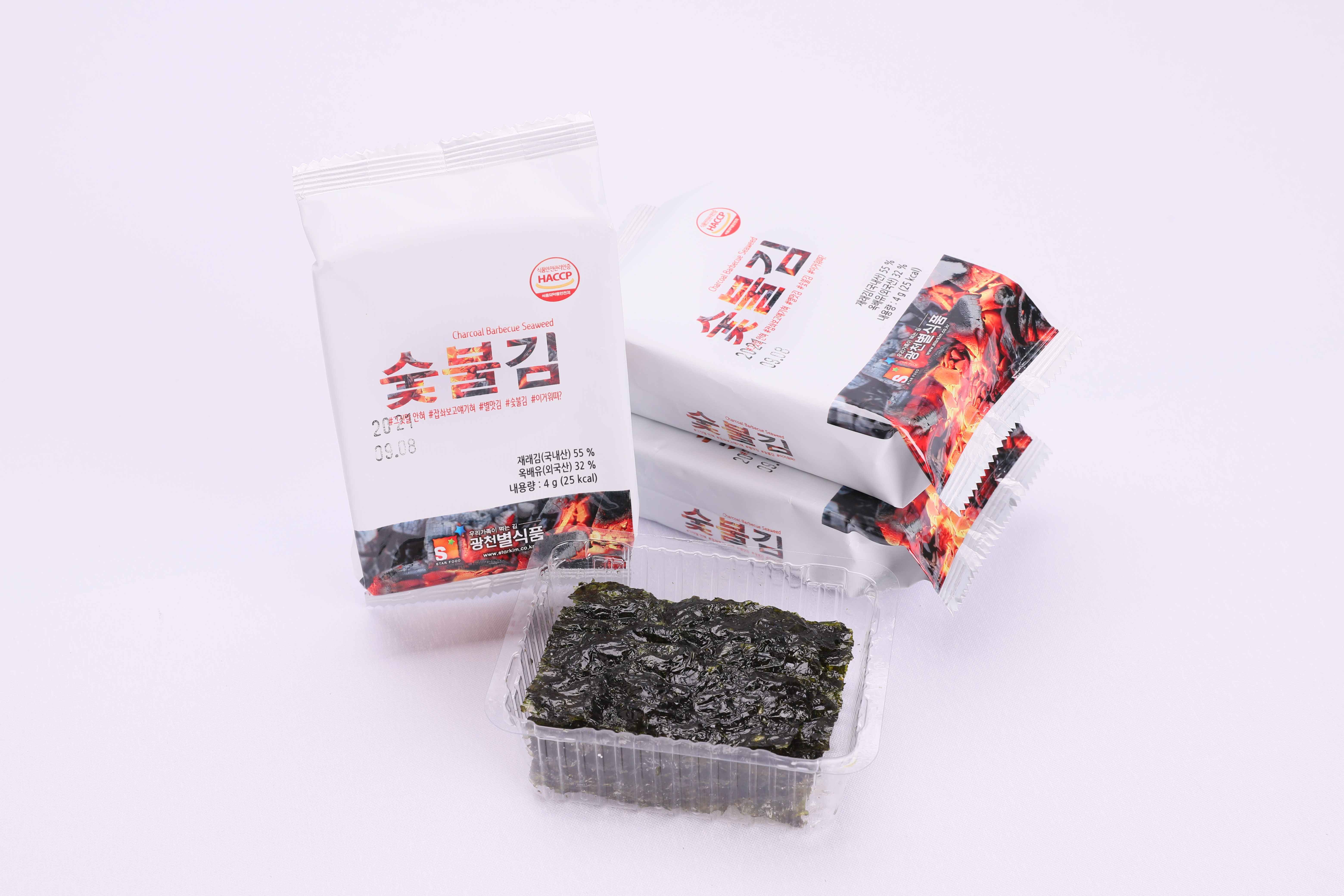 광천 별식품 조미김 숯불김 전장김 20g x 8봉 이미지 6