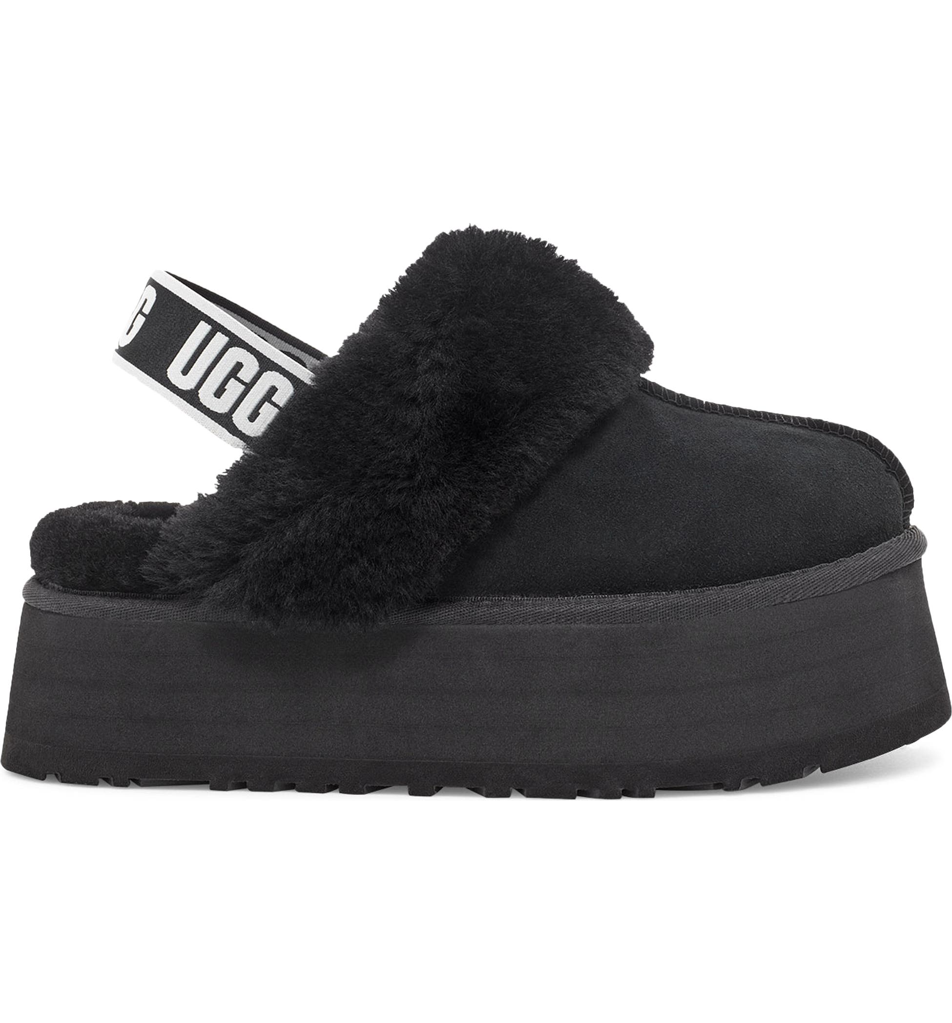 어그 슬리퍼 펀케트 블랙 여성  UGG 미국 - 상세 이미지 5