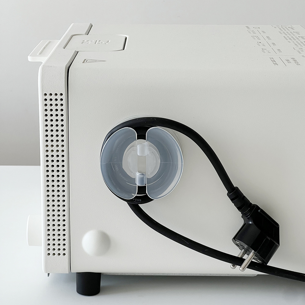 부착식 전선정리 감개 케이스 컴퓨터 책상 선정리 클립