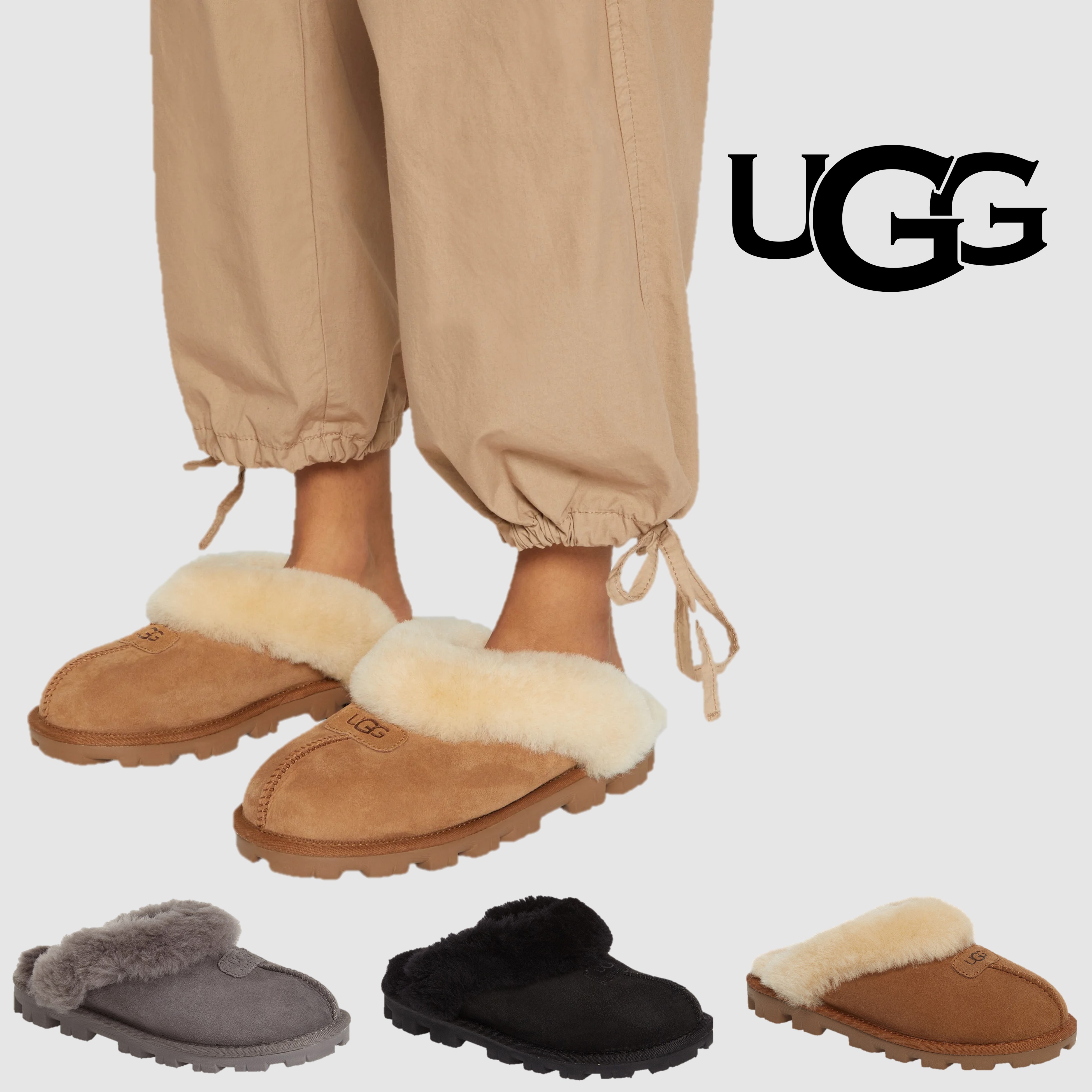 어그 슬리퍼 코케트 3컬러 여성  UGG 미국