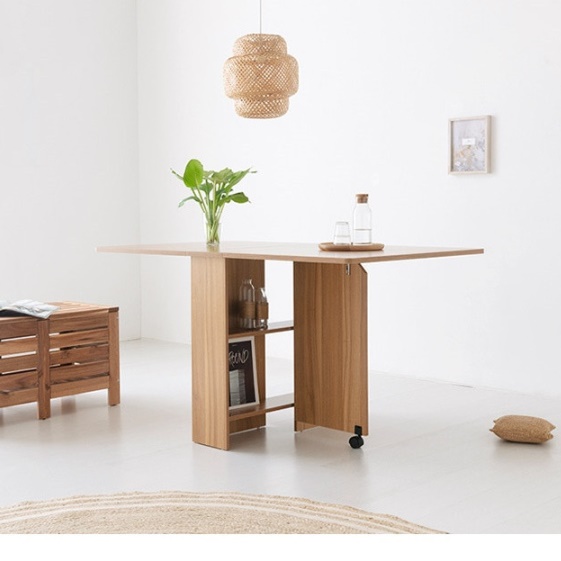 다용도 접이식입식테이블 접이식미니식탁 원룸 접는테이블