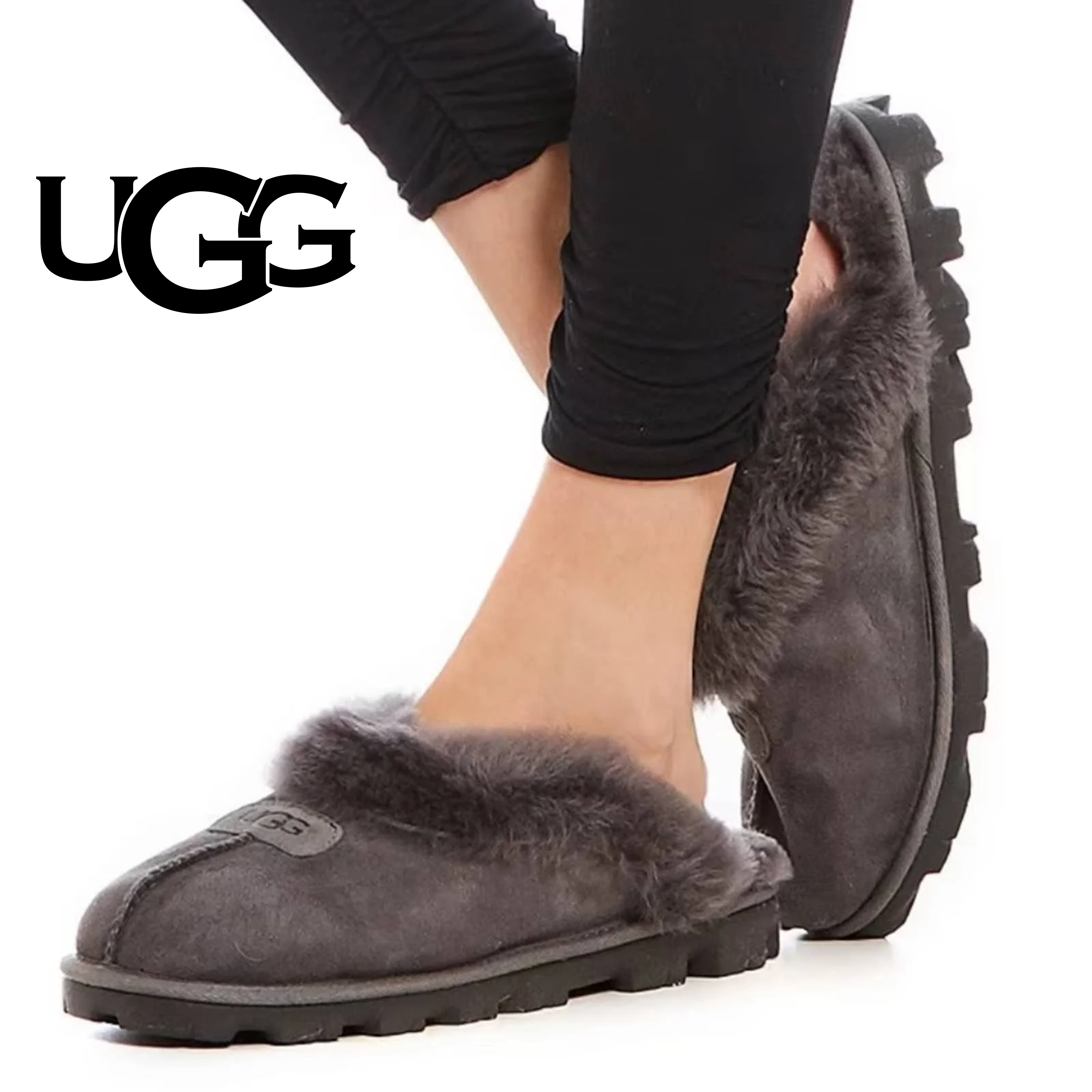 어그 슬리퍼 코케트 그레이 여성  UGG 미국