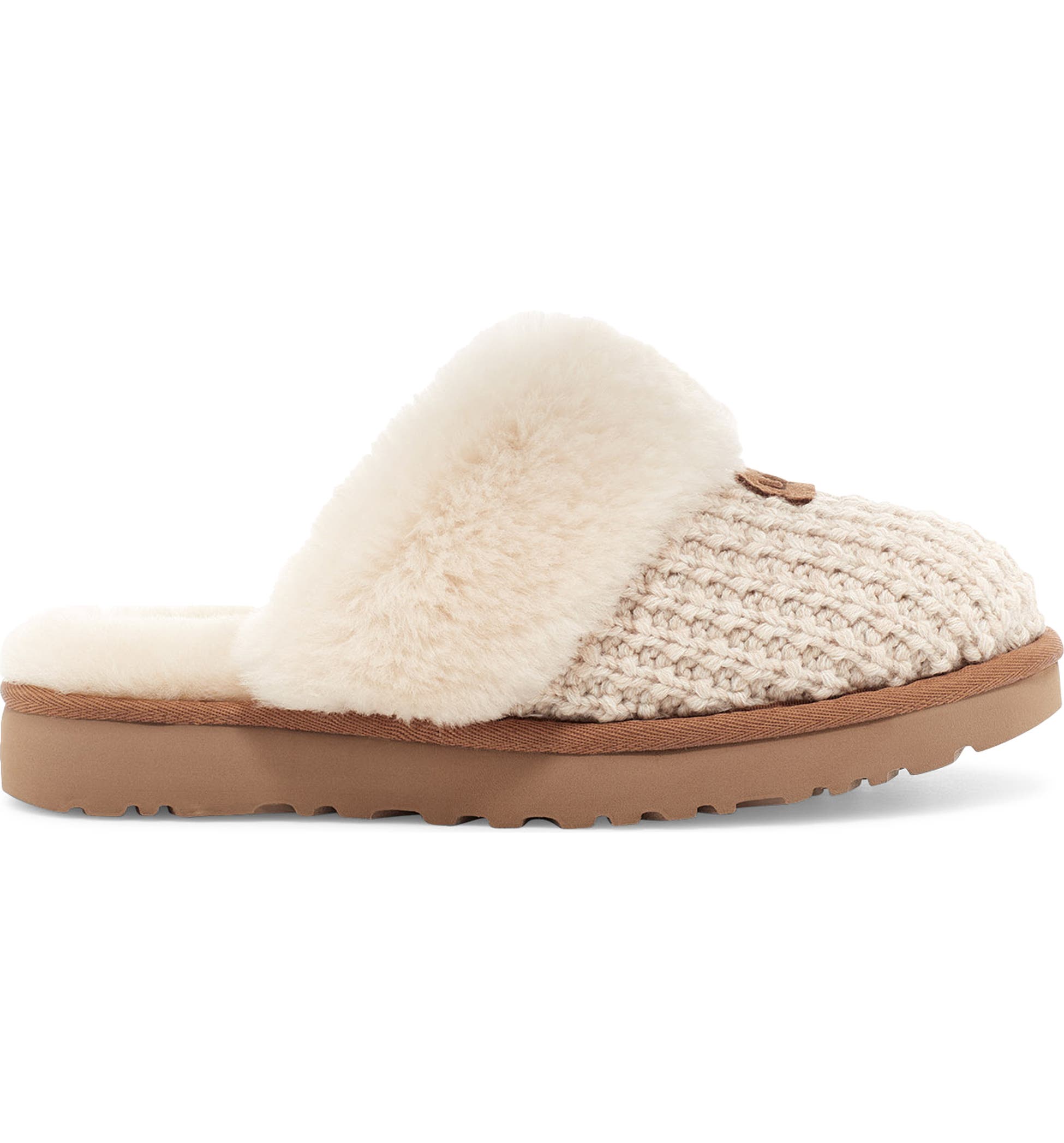 어그 슬리퍼 코지 니트 크림 여성 UGG 미국 - 상세 이미지 4