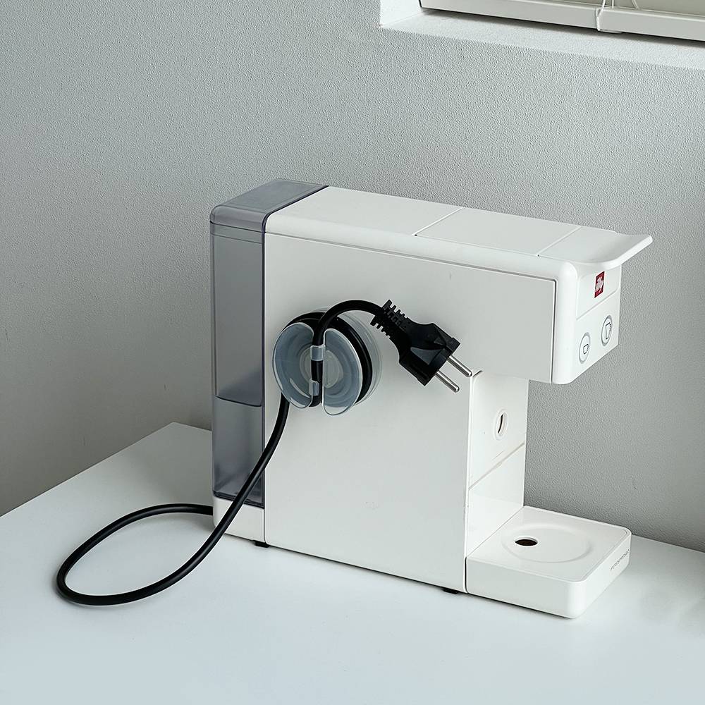 부착식 전선정리 감개 케이스 컴퓨터 책상 선정리 클립