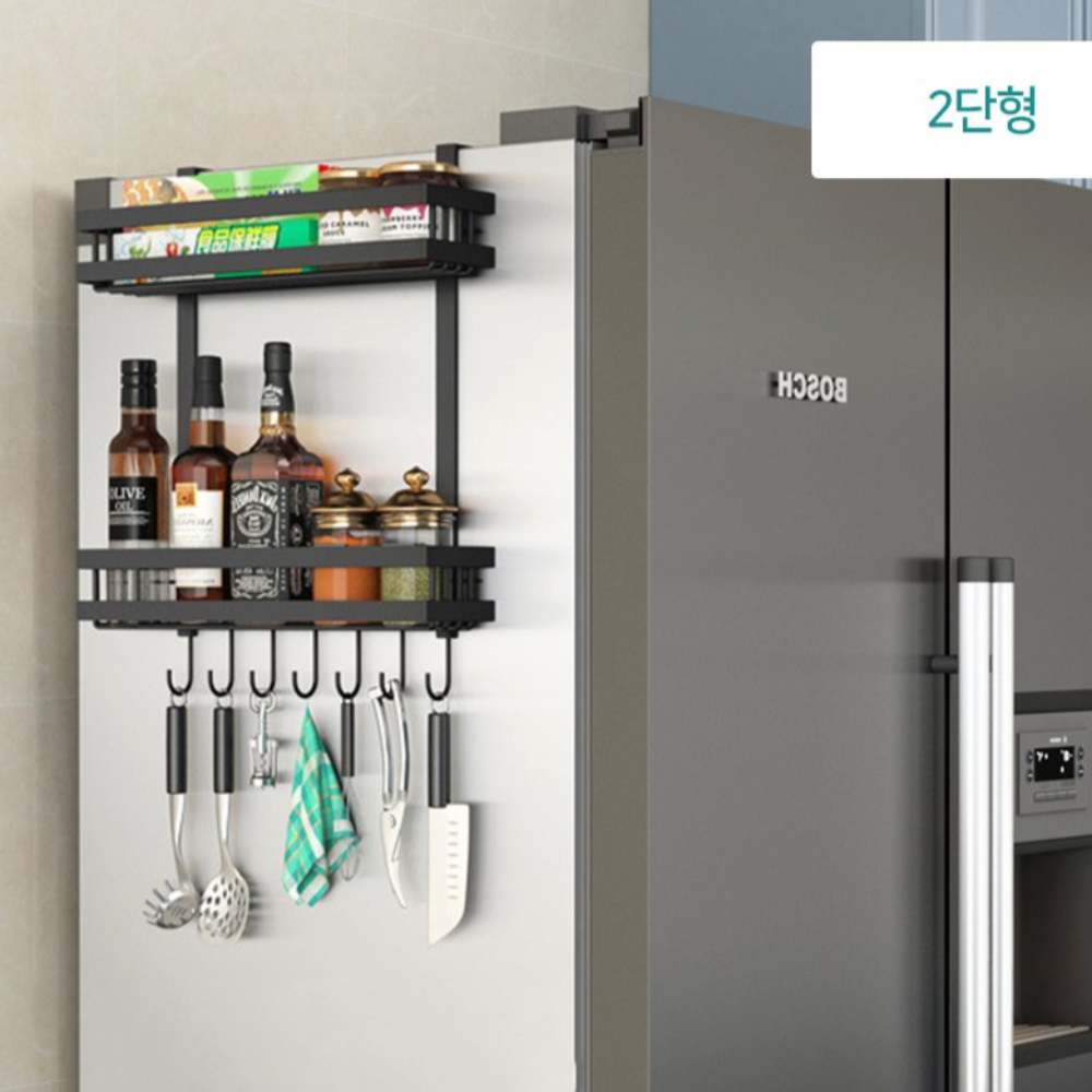 냉장고자석선반 자석키친타올걸이 양념통정리함 - 상세 이미지 5