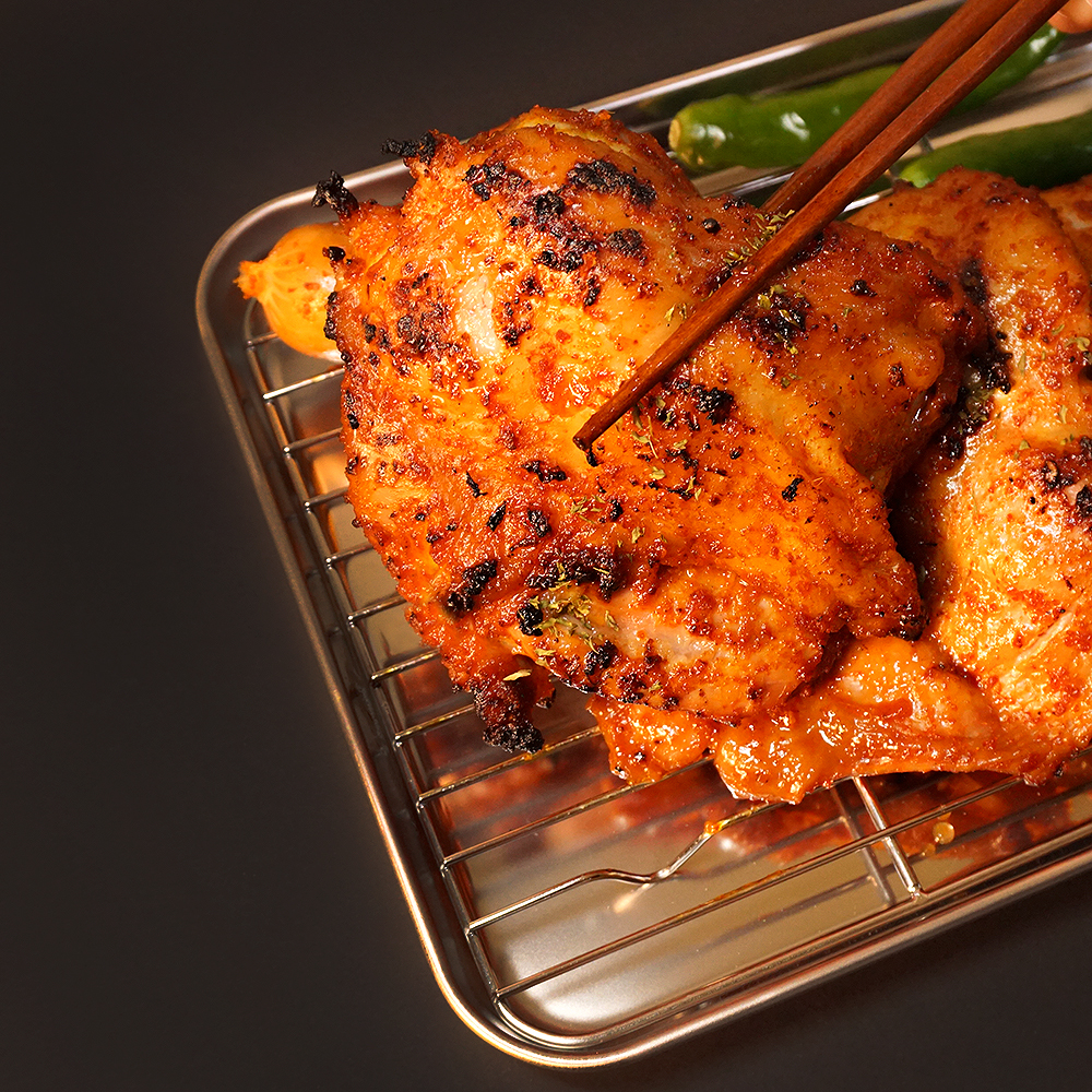 한끼든든 대용량 춘천 수제 통닭다리살 닭갈비 1kg+1kg - 상품 이미지