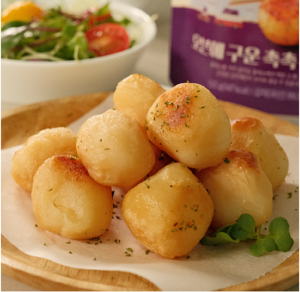 올리온 오븐에 구운 촉촉 통감자 150g 4봉 감자요리 맛감자 알 한입 감자 냉동감자튀김 이미지 6