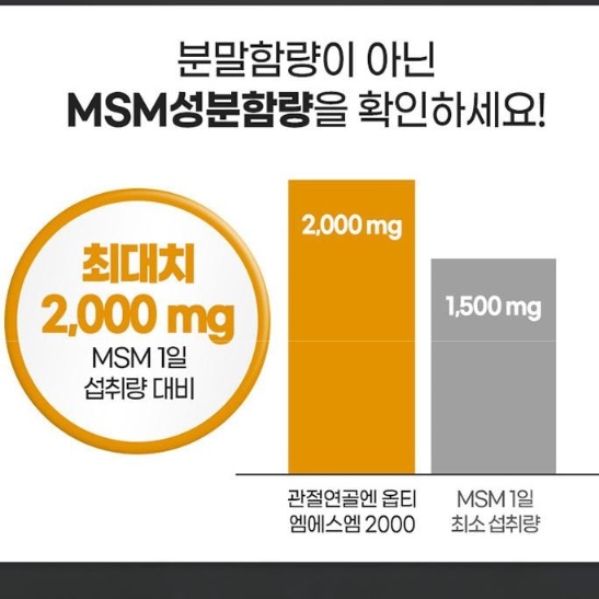 무릎연골영양제 손가락관절영양제 좋은 노인 관절보조제 - 상세 이미지 5