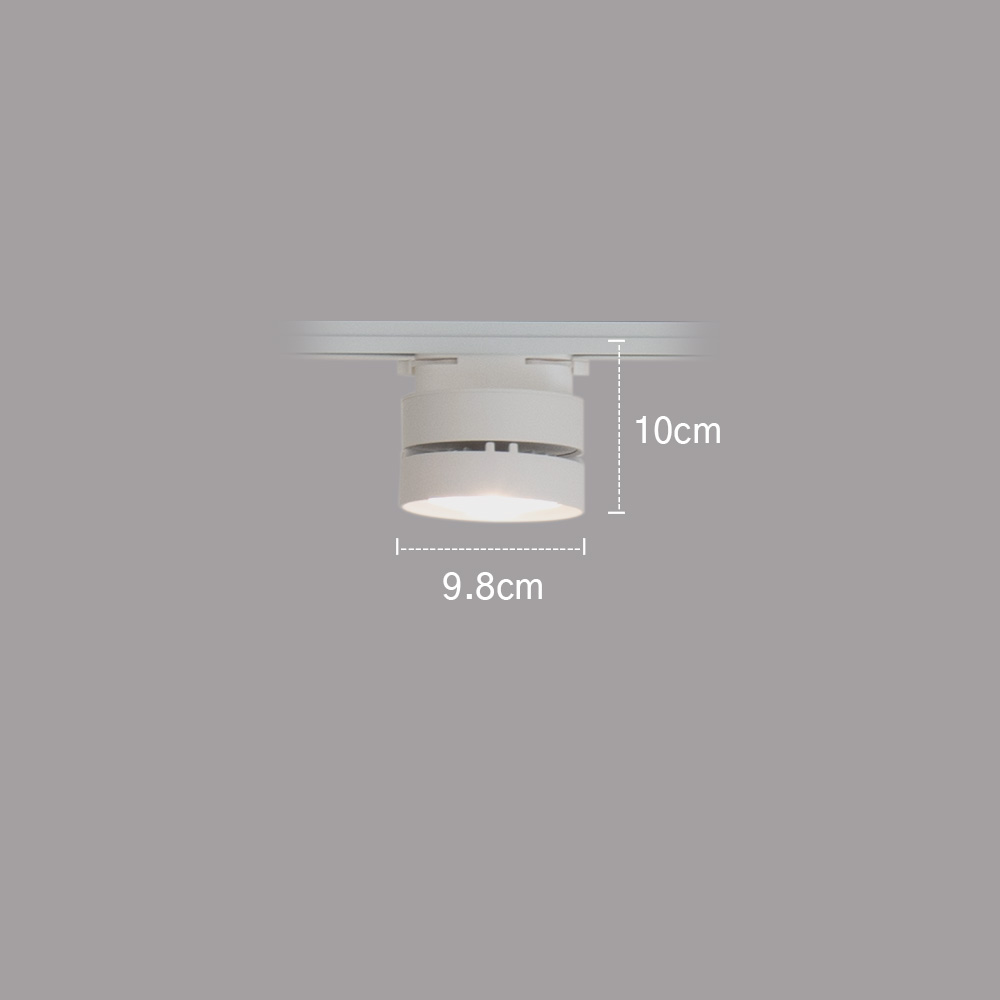 LED 레일조명 레일등 엘리우 1등 스포트 10W 핀조명 매장 갤러리 천장조명 이미지 6
