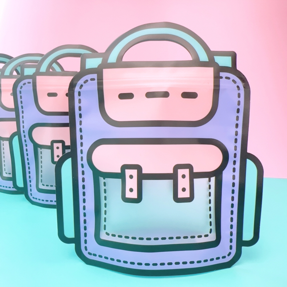 책가방 지퍼백 답례품 간식 양말 어린이집 선물 구디백 포장 빼빼로 핑크s 제품 이미지