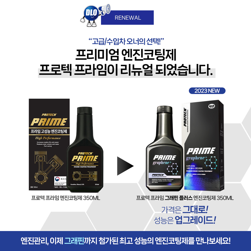 프로텍 프라임 그래핀 플러스 엔진코팅제 350ml - 상세 이미지 5