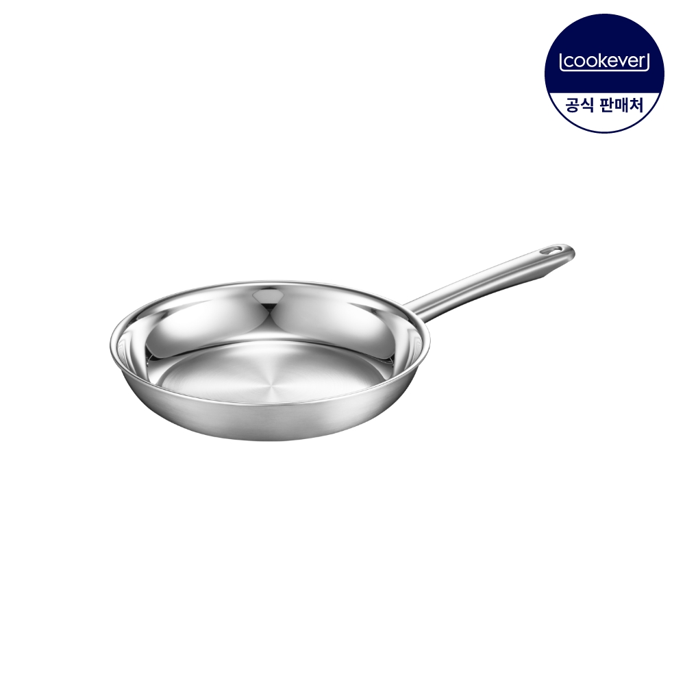 쿡에버 프라임 인덕션 통3중 스텐 프라이팬 24cm